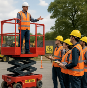 Hebebühnenausbildung: sichere Bedienung von Hubarbeitsbühnen