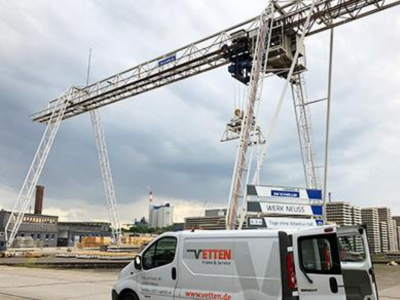 Portalkran für Außenbereiche und große Spannweiten